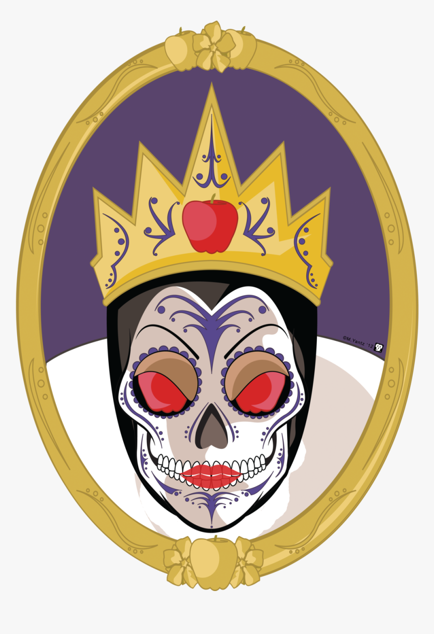 Sugar Skull Disney Evil Queen, HD Png Download, Free Download