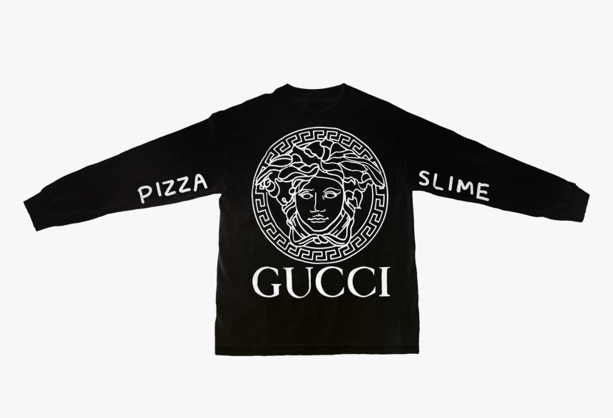 Gucci Versace Tee Pizzaslime, HD Png Download, Free Download