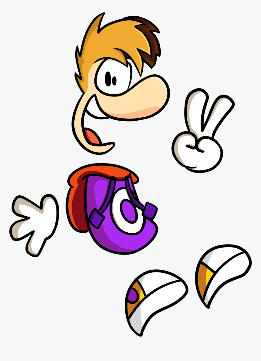 Rayman - Cartoon, HD Png Download, Free Download