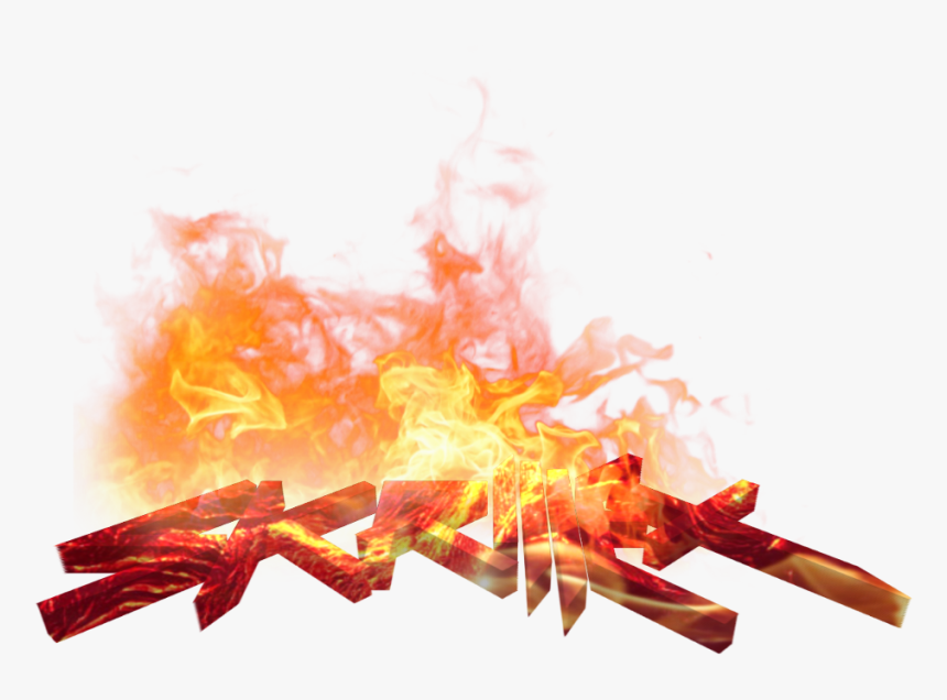 #skrillex #logo #3dart #3deffect #3d #skrillexworld - Transparent Background Fire Effect Png, Png Download, Free Download