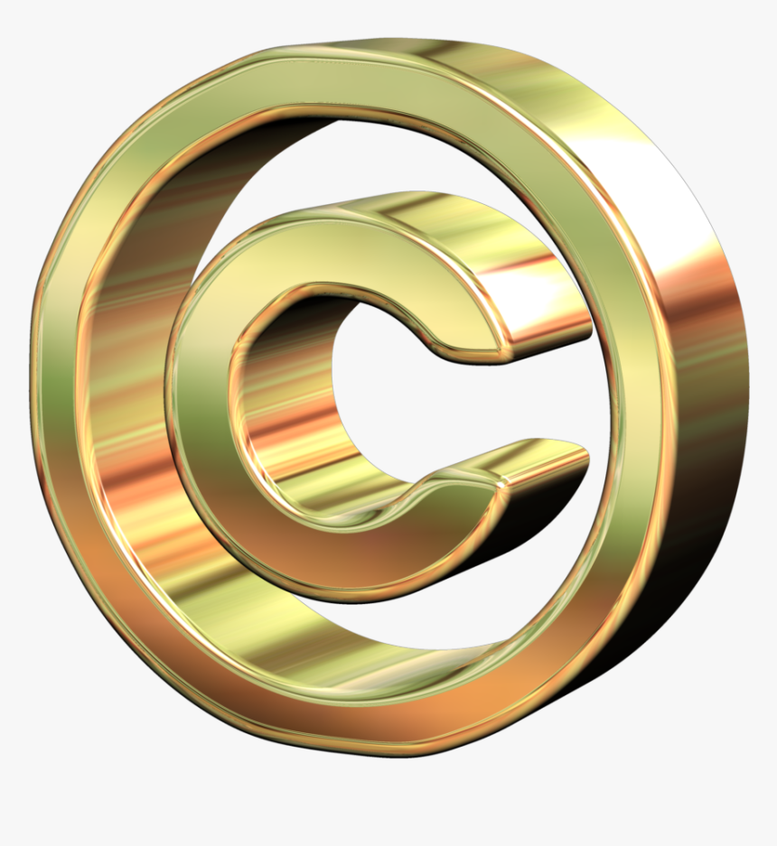 Gold Copyright Logo Png - Gold Copyright Logo Transparent, Png Download, Free Download