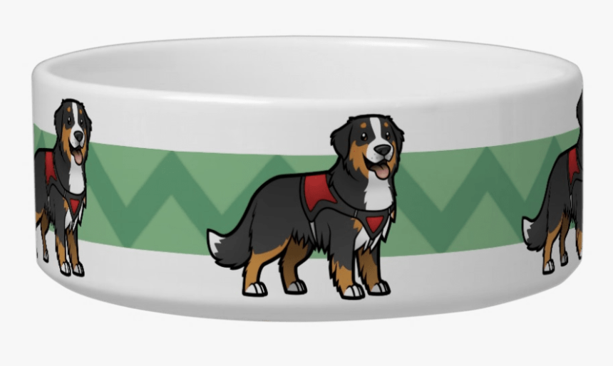 Bernese Mountain Dog Pet Bowl - Bernese Mountain Dog, HD Png Download, Free Download