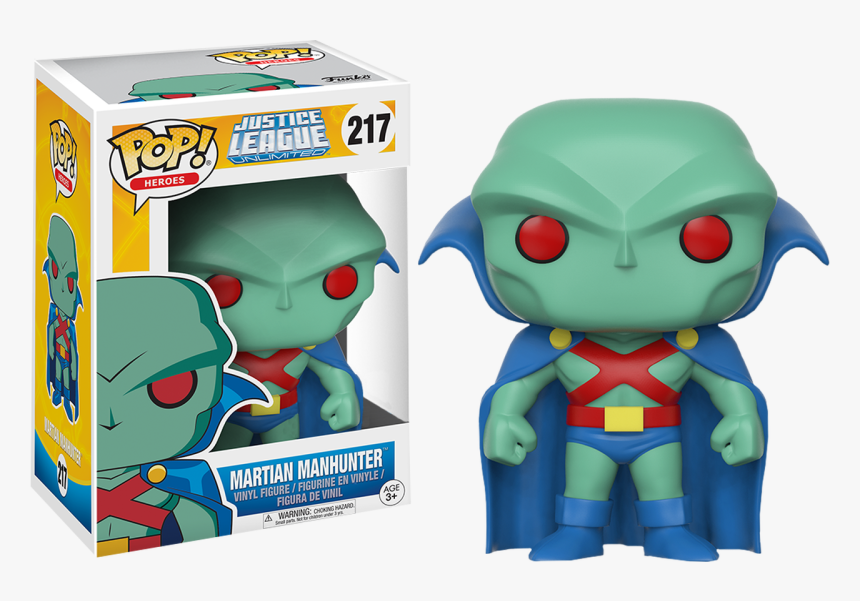 Justice League Unlimited - Funko Pop Martian Manhunter, HD Png Download, Free Download