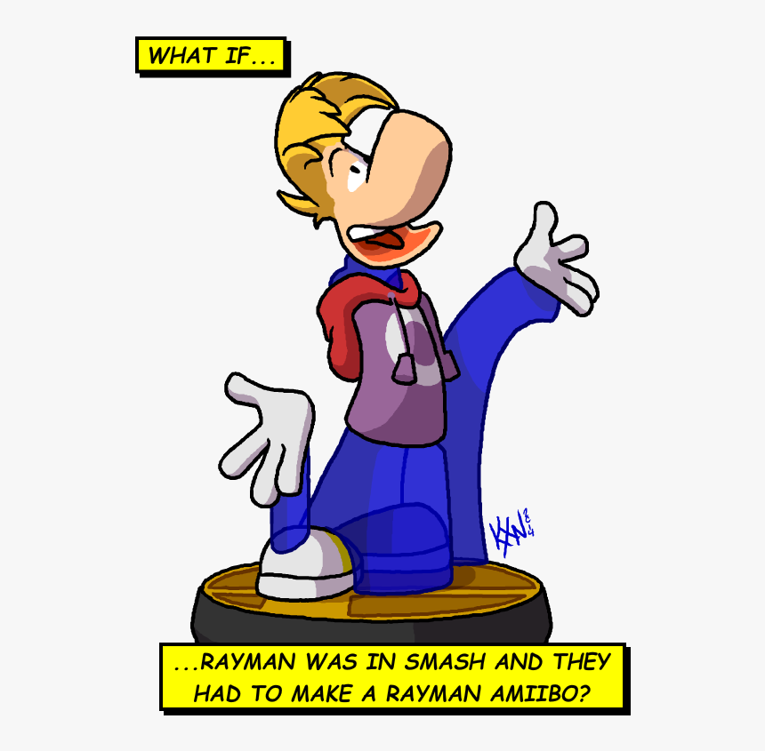 Rayman Was In Smash And They Had To Make A Rayman Amiibo - Super Smash Bros Rayman Amiibo, HD Png Download, Free Download