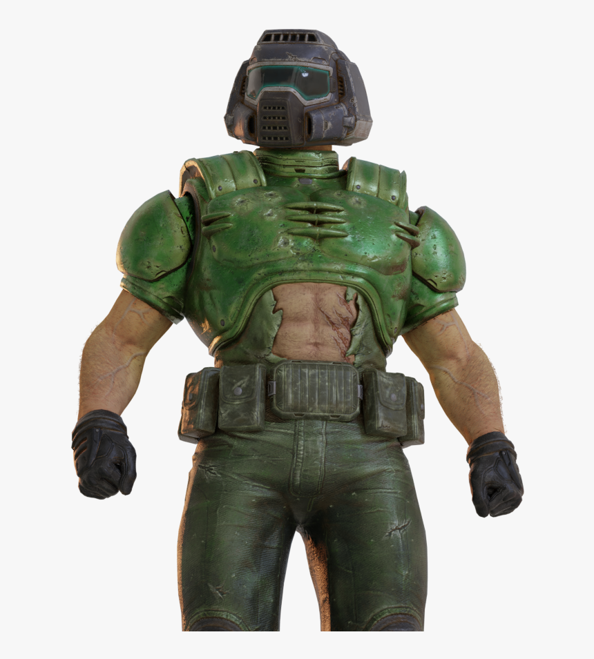 Doom Guy 3d Model, HD Png Download, Free Download