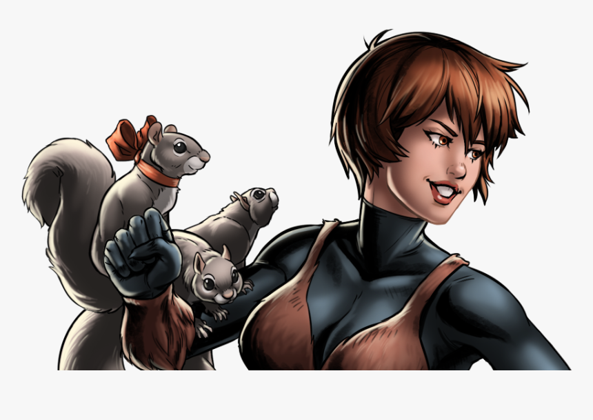 New Warriors Squirrel Girl - Talk To Animals Superpower, HD Png Download, Free Download