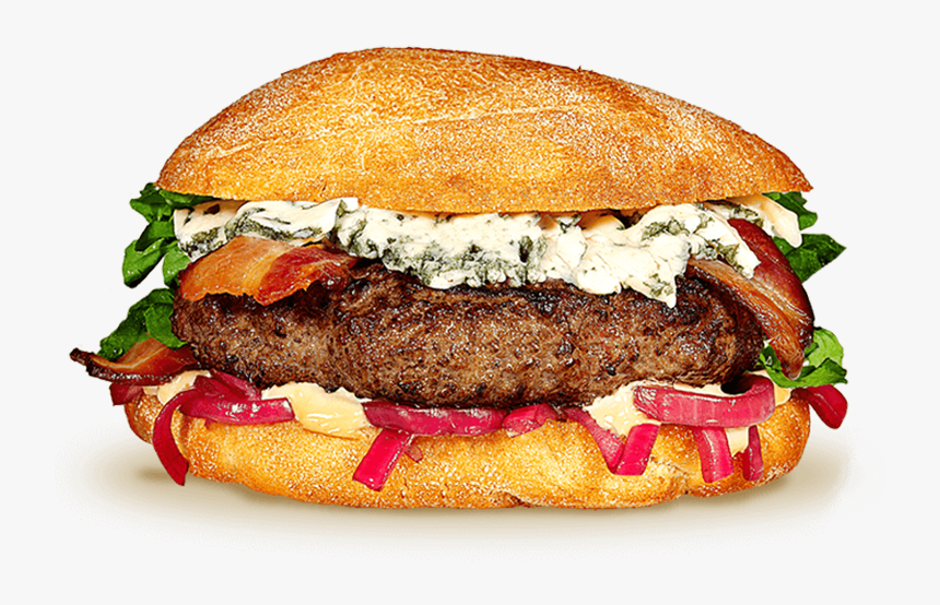 Stomp Burger Blue Cheese Burger, HD Png Download, Free Download