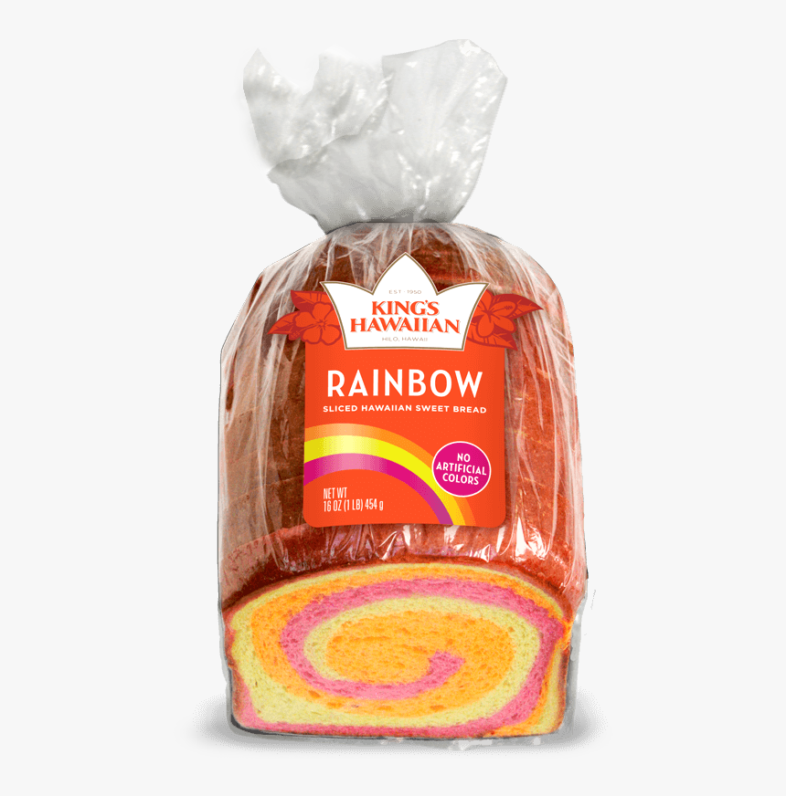 Rainbow Bread - King's Hawaiian Rainbow Bread, HD Png Download, Free Download