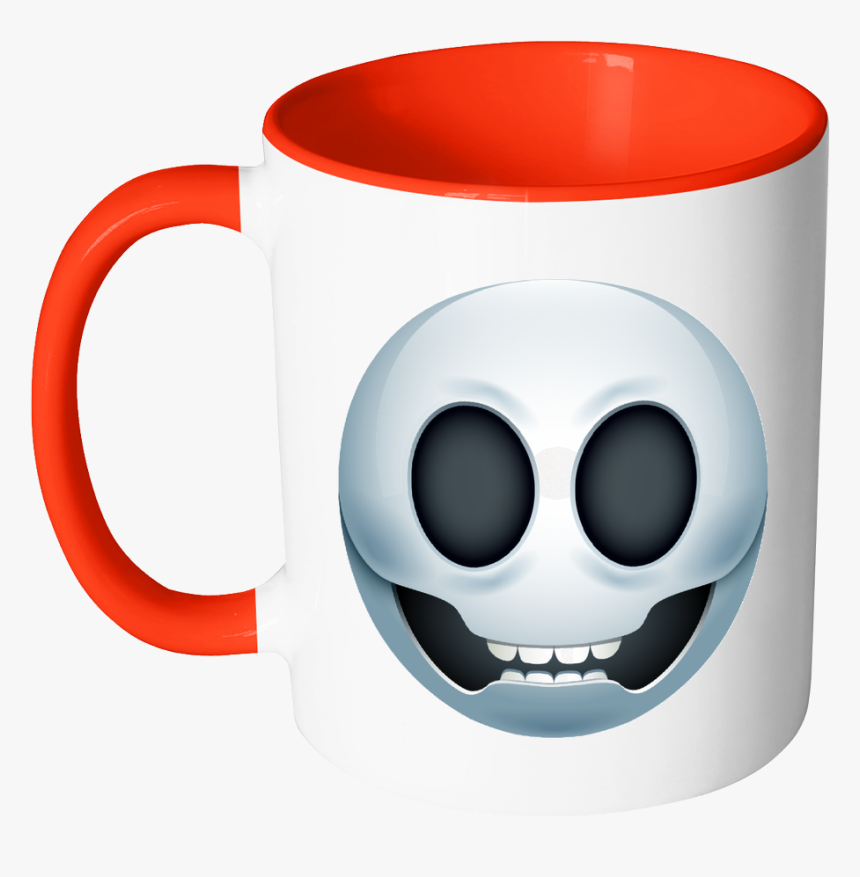 Emoji Skull Accent Mug - Color Mug, HD Png Download, Free Download