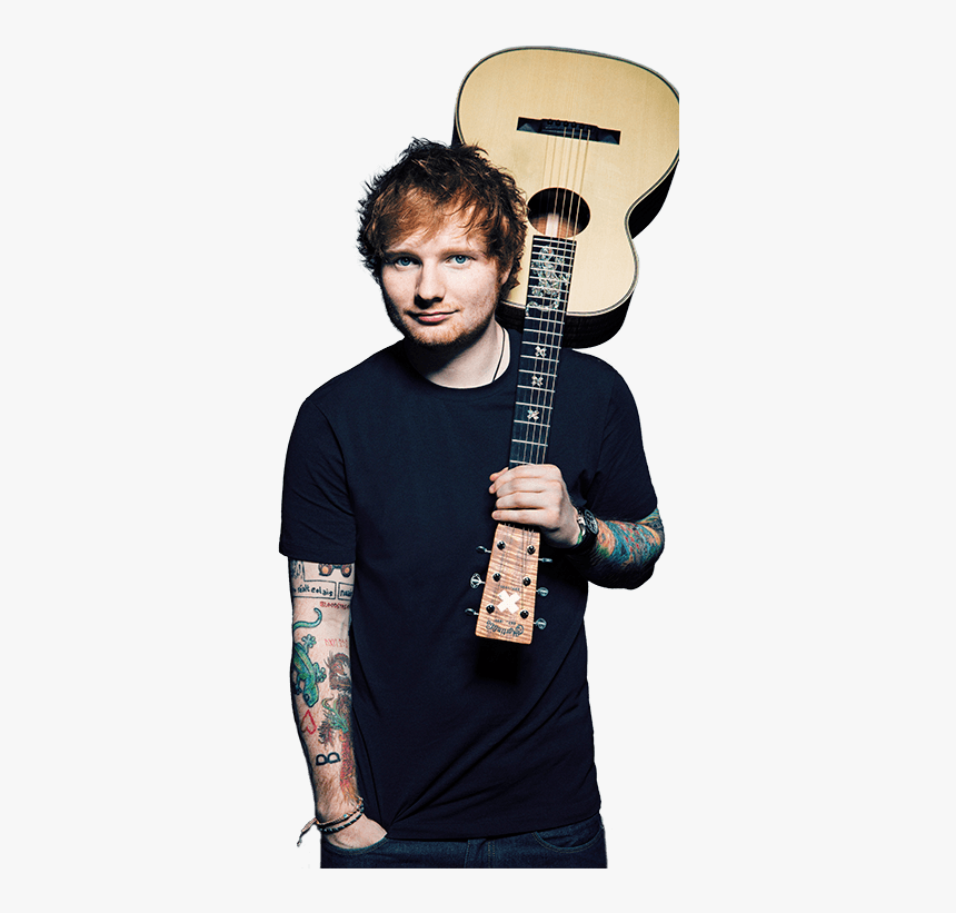 Guitar On Shoulder Ed Sheeran - Ed Sheeran Png, Transparent Png, Free Download