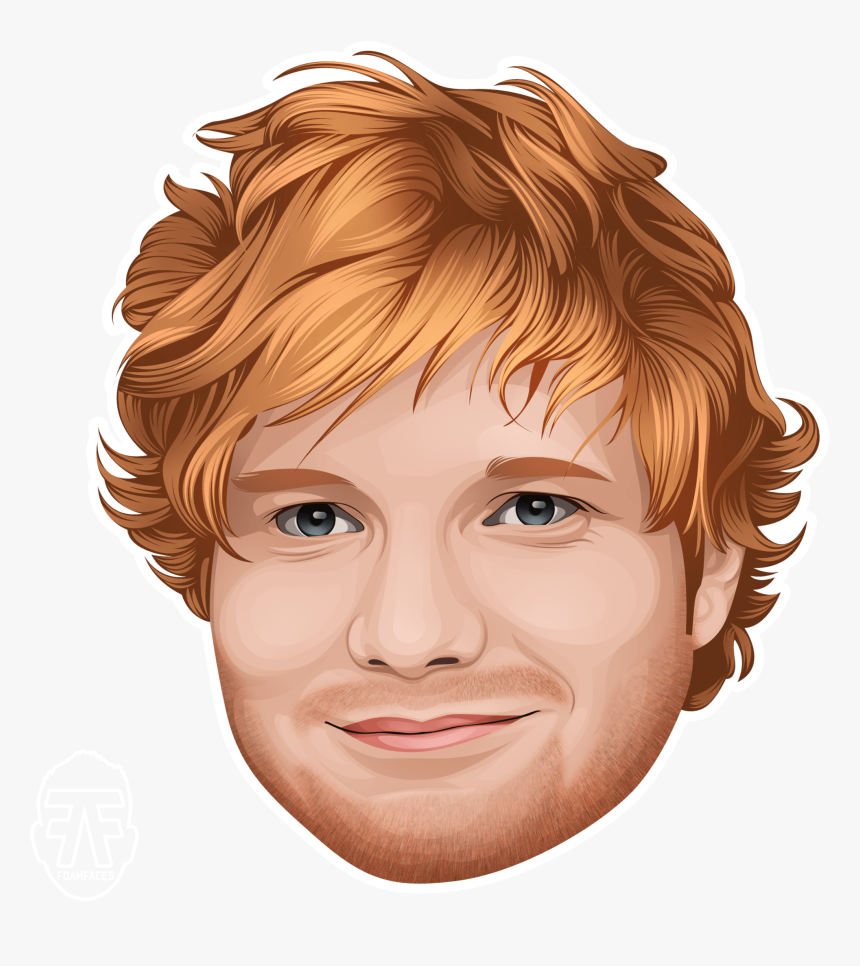 Ed Sheeran Png - Ed Sheeran Head Png, Transparent Png, Free Download