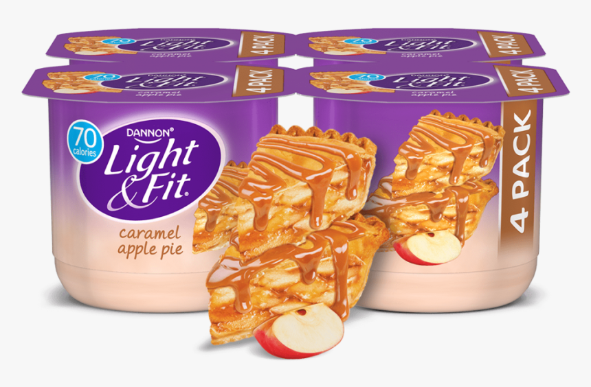 Dannon Light & Fit Peach Yogurt, HD Png Download, Free Download