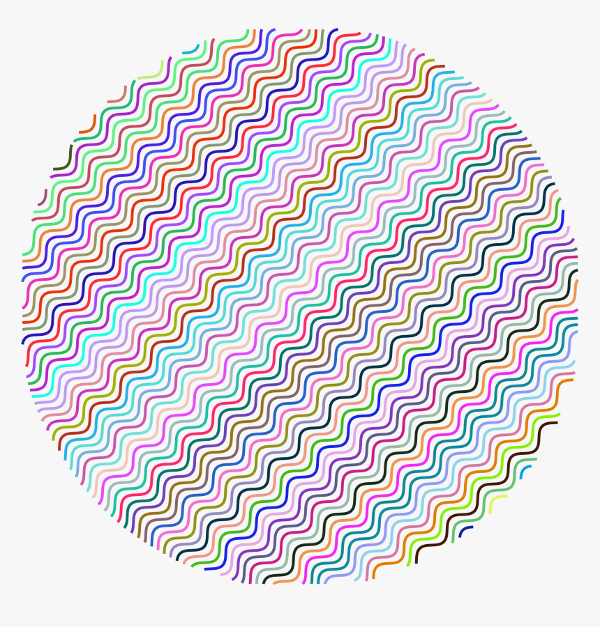Wavy Circle No Background Clip Arts - Cool Circle Background Png, Transparent Png, Free Download