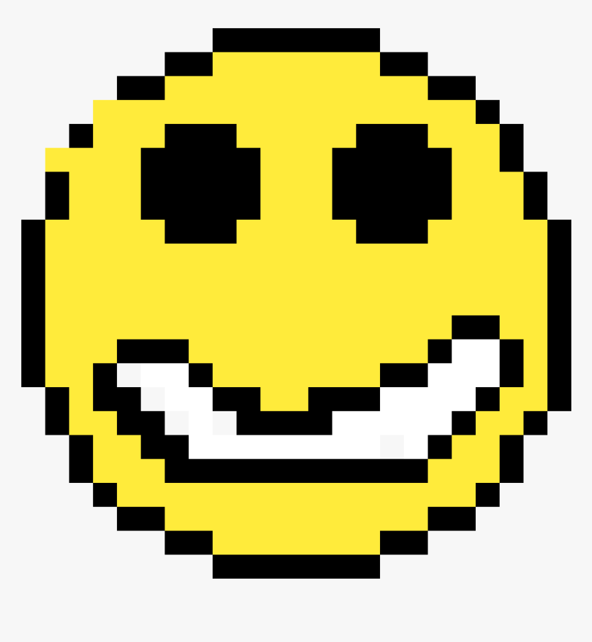 Pixilart Smiley Emoji By Pubg Pixel Smiley Face Gif Hd Png Download Kindpng