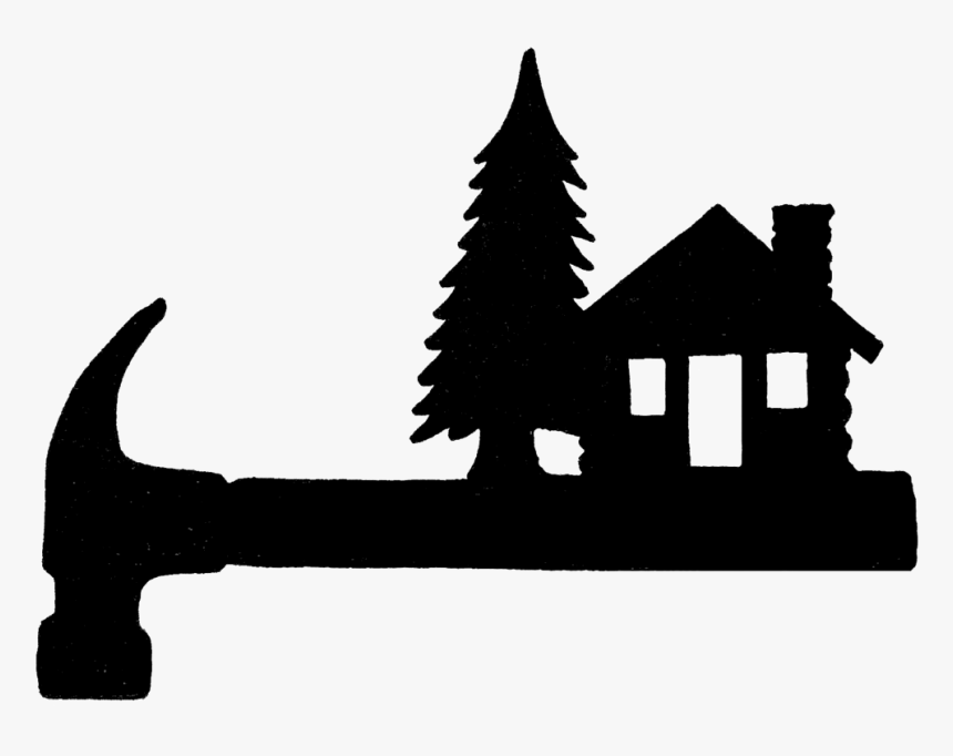 Transparent Hammers Clipart - Home And Hammer Silhouette, HD Png Download, Free Download