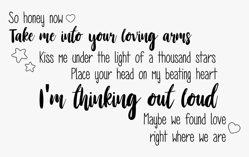 Ed Sheeran Lyrics, HD Png Download, Free Download