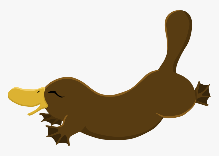 Fabric/ Surface Design With A Platypus , Png Download - Platypus Clipart, Transparent Png, Free Download