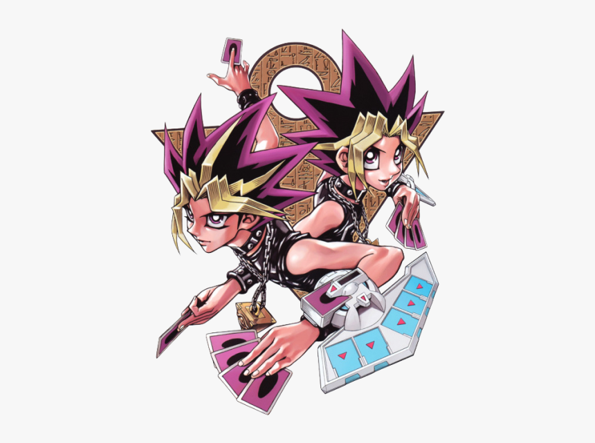 Yami No Yuugi And Yuugi From The Duel Art Illustration - Kazuki Takahashi Yu Gi Oh, HD Png Download, Free Download