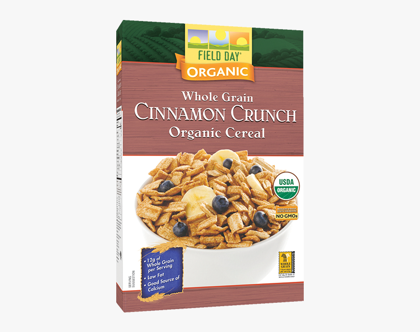 Field Day Organic Cinnamon Crunch Whole Grain Cereal, HD Png Download, Free Download