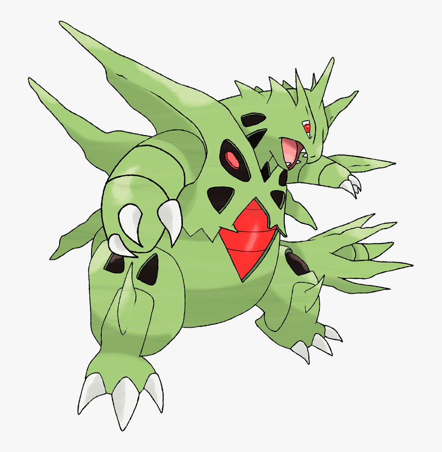 Pokemon Shiny Mega Tyranitar Is A Fictional Character - Pokemon Evolution Line Of Tyranitar, HD Png Download, Free Download