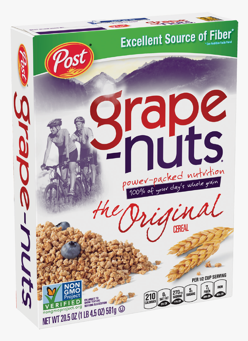 Cereal Box Post Grape-nuts Clearance - Post Grape Nuts, HD Png Download, Free Download