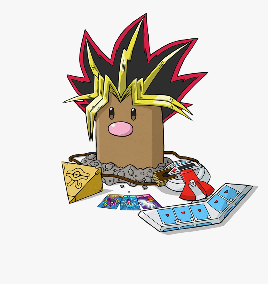 Diglett As Yami Yugi - Yugi Transparent, HD Png Download, Free Download