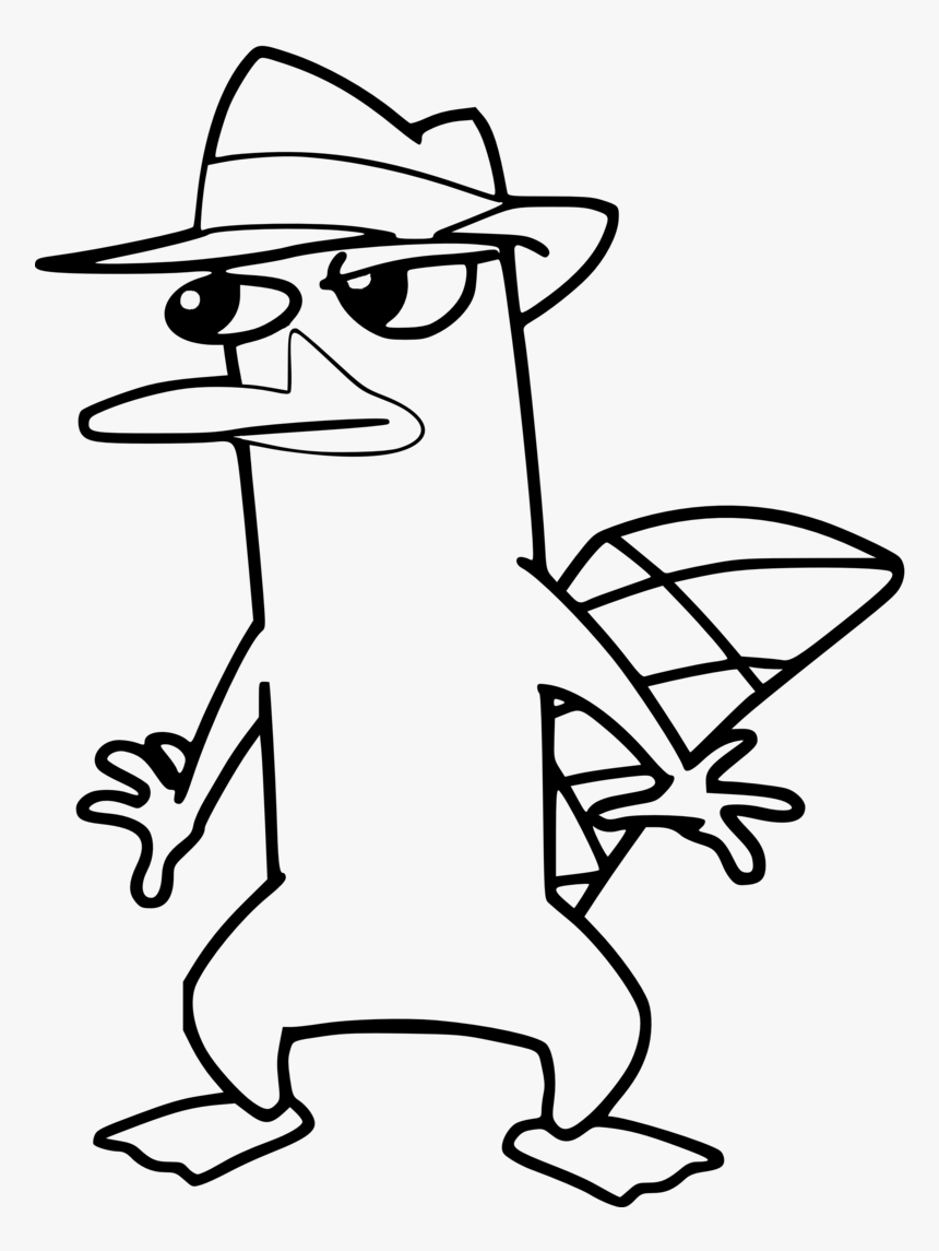 Transparent Perry The Platypus Png - Perry The Platypus Coloring Page, Png Download, Free Download