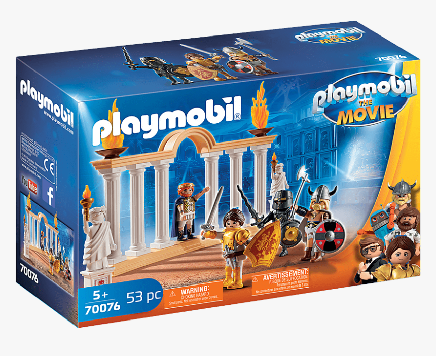 Emperor Maximus In The Colosseum - Playmobil The Movie Toys, HD Png Download, Free Download