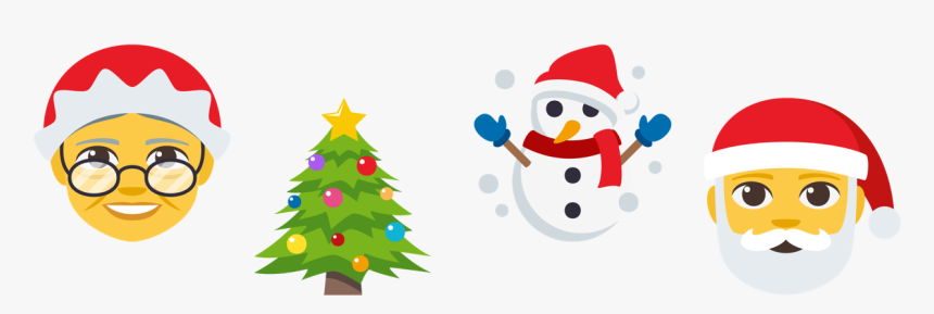 Transparent Christmas Emoji Png - Christmas Emojis, Png Download, Free Download