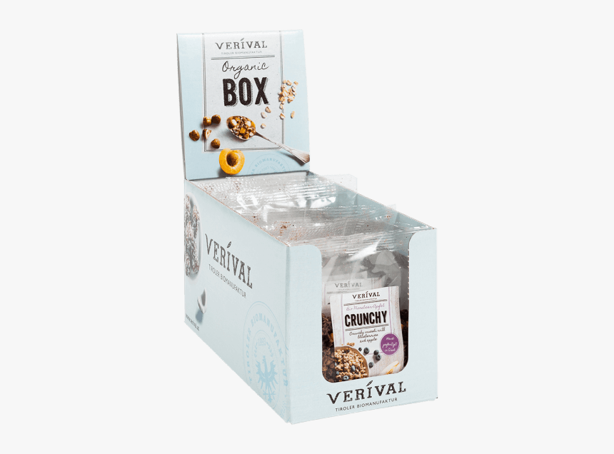 Verival Cereal-box Crunchy Muesli With Blueberries - Chocolate, HD Png Download, Free Download