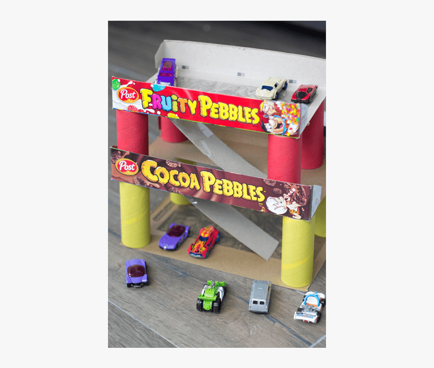 Pebbles Cereal Parking Ramp - Toiler Roll Big Garage, HD Png Download, Free Download