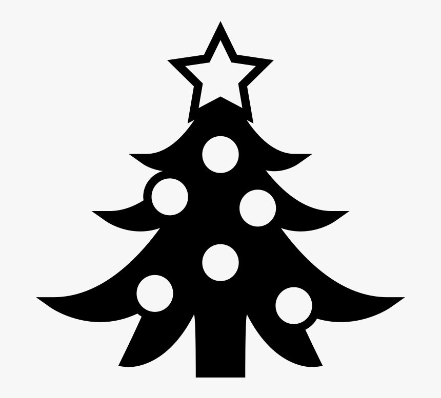 Christmas Bell Happy Emoji Icon Imag Vector Image Source - Black Clipart Christmas Tree, HD Png Download, Free Download