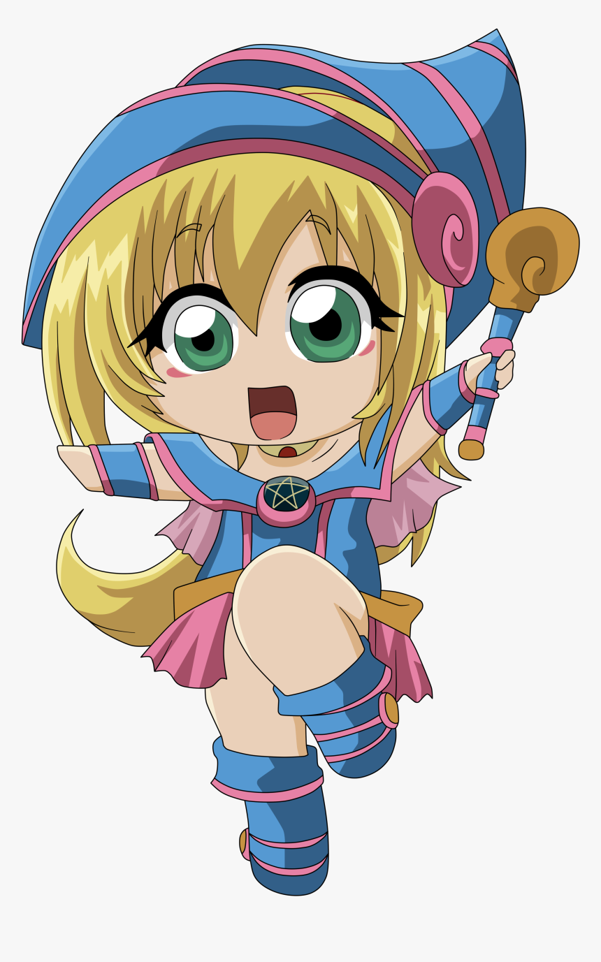 Yu Gi Oh Dark Magician Girl Chibi, HD Png Download, Free Download