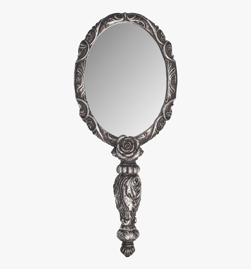 Baroque Rose Hand Mirror - Transparent Hand Mirror Png, Png Download, Free Download