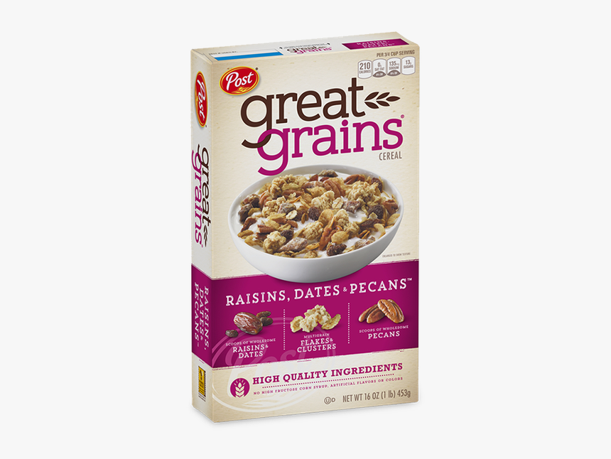 Post Great Grains Crunchy Pecan, HD Png Download, Free Download