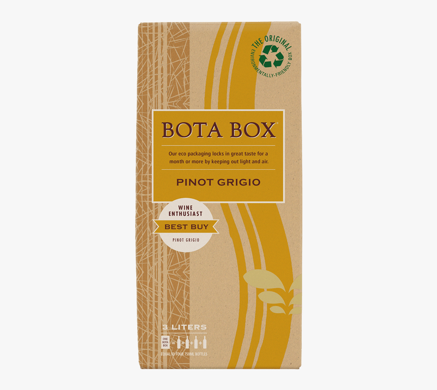 Bota Box Pinot Grigio - Bota Box Wine Rose, HD Png Download, Free Download