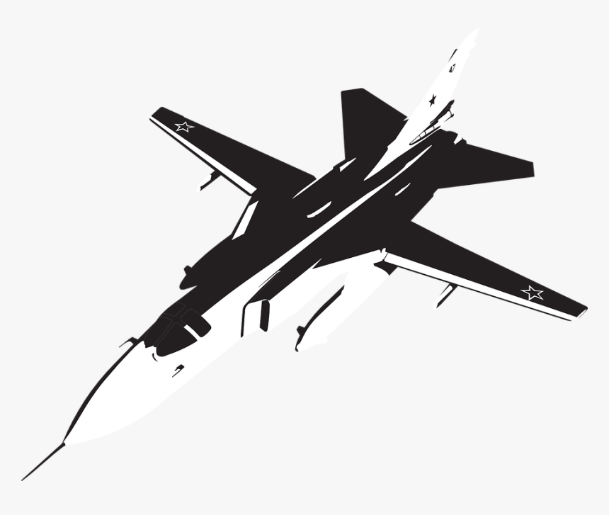 Su24 Reactive Plane Aviation - Реактивный Самолет Пнг, HD Png Download, Free Download