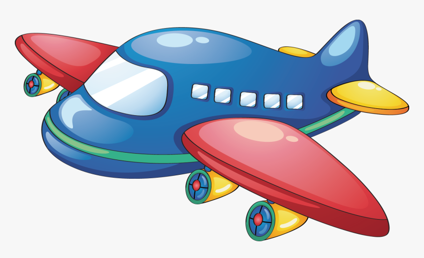 Airplane Clip Toy - Toy Plane Clipart, HD Png Download, Free Download