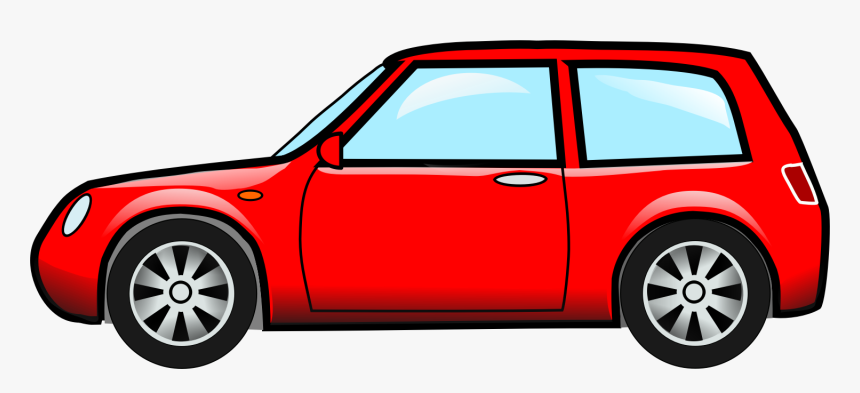 Clipart - Red Car Png Clipart, Transparent Png, Free Download