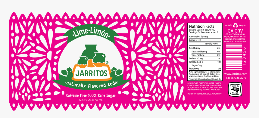 Jarritos Label, HD Png Download, Free Download