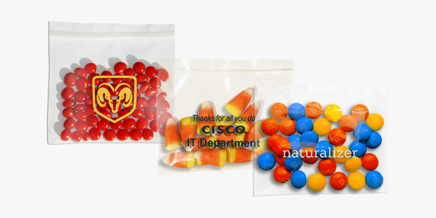 Plastic Bag With Mm Candy, HD Png Download, Free Download