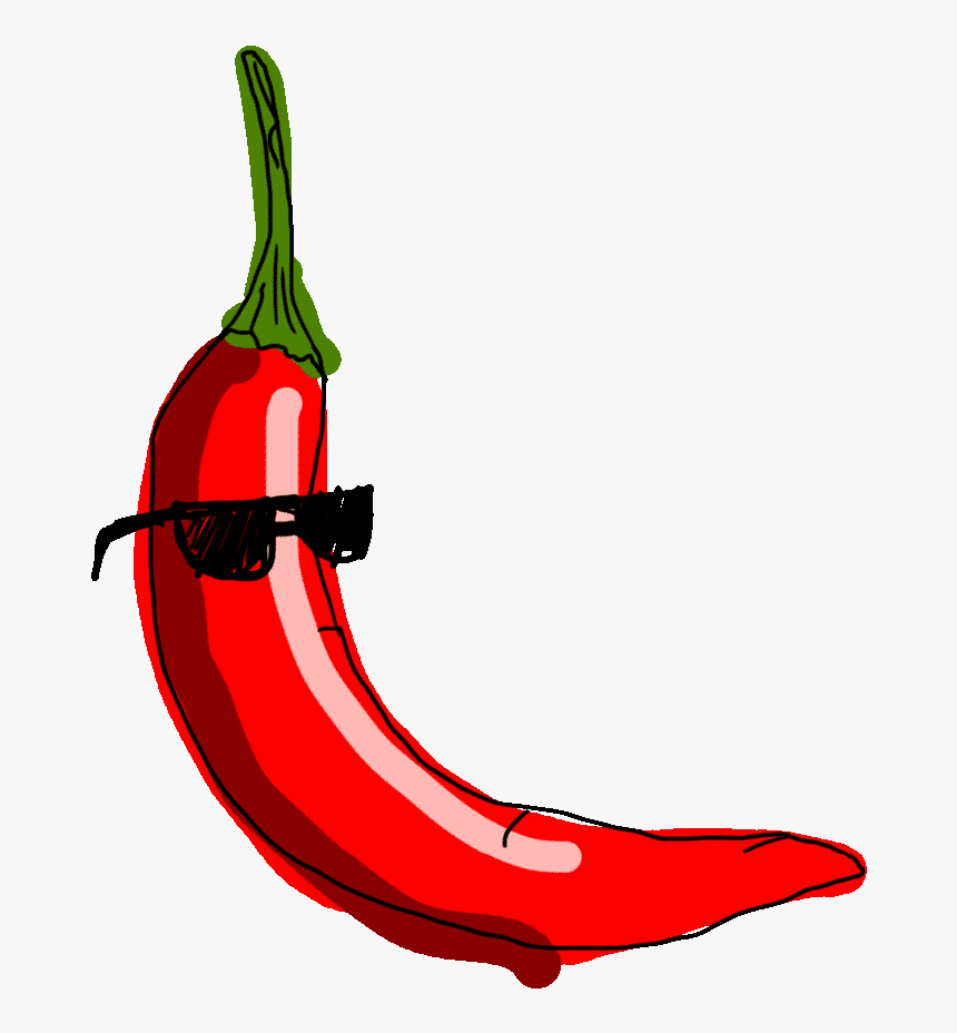 Pepper Clipart Sili - Chili Drawing Png, Transparent Png, Free Download