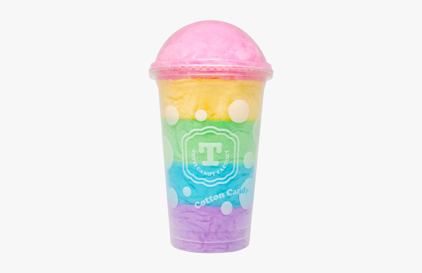 Totti レインボーカップわたあめ - Rainbow Harajuku Cotton Candy, HD Png Download, Free Download