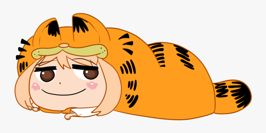 Face Hair Facial Expression Yellow Mammal Nose Smile - Umaru Garfield, HD Png Download, Free Download