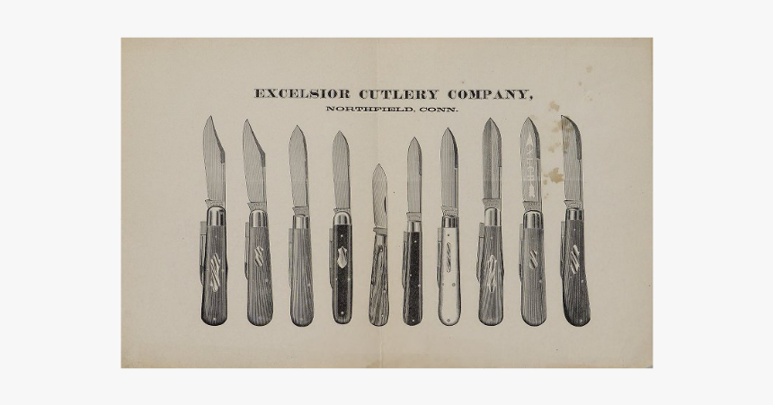 Excelsior Cutlery - 19th Century European Folding Knifes, HD Png Download, Free Download