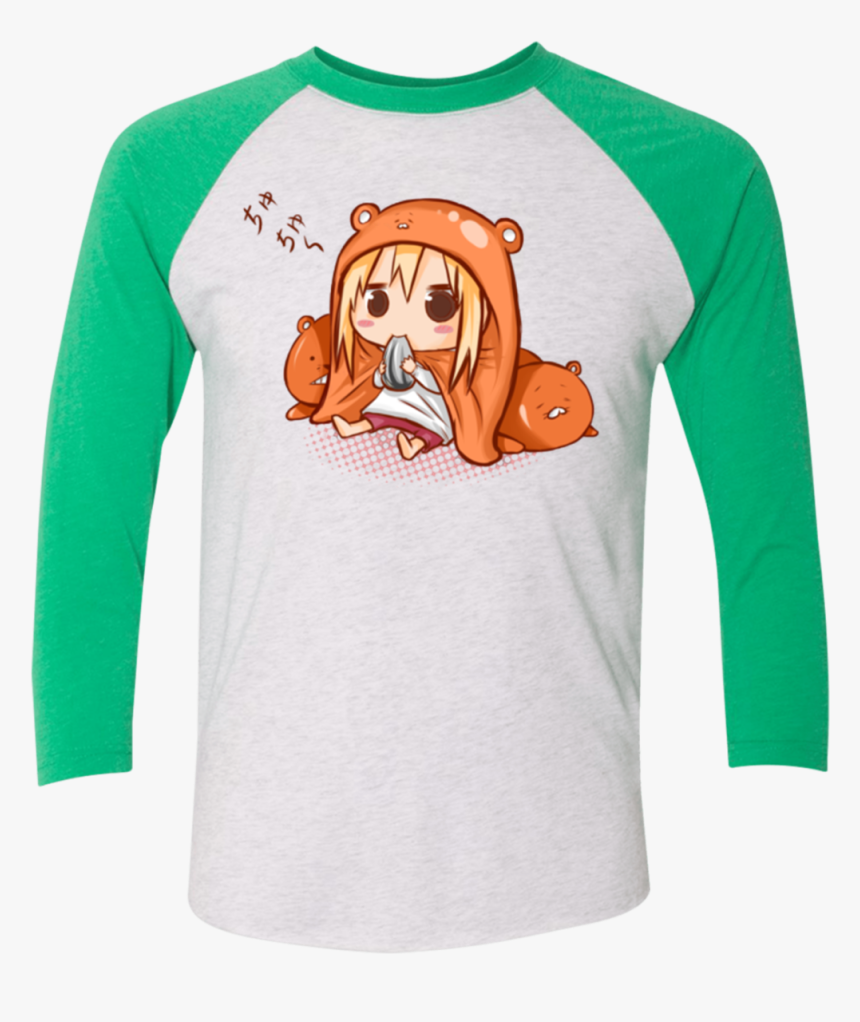 Umaru Chan Triblend 3/4 Sleeve - Himouto Umaru Chan Chibi, HD Png Download, Free Download