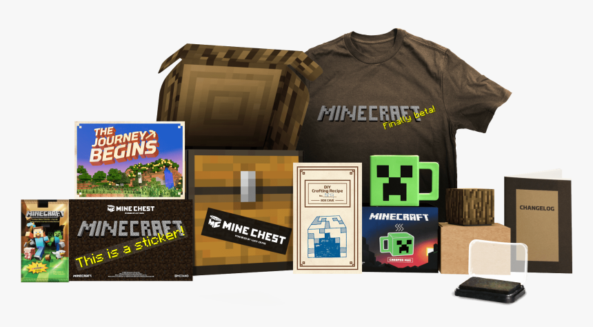 Beautyshot - Loot Crate Minecraft Chest, HD Png Download, Free Download