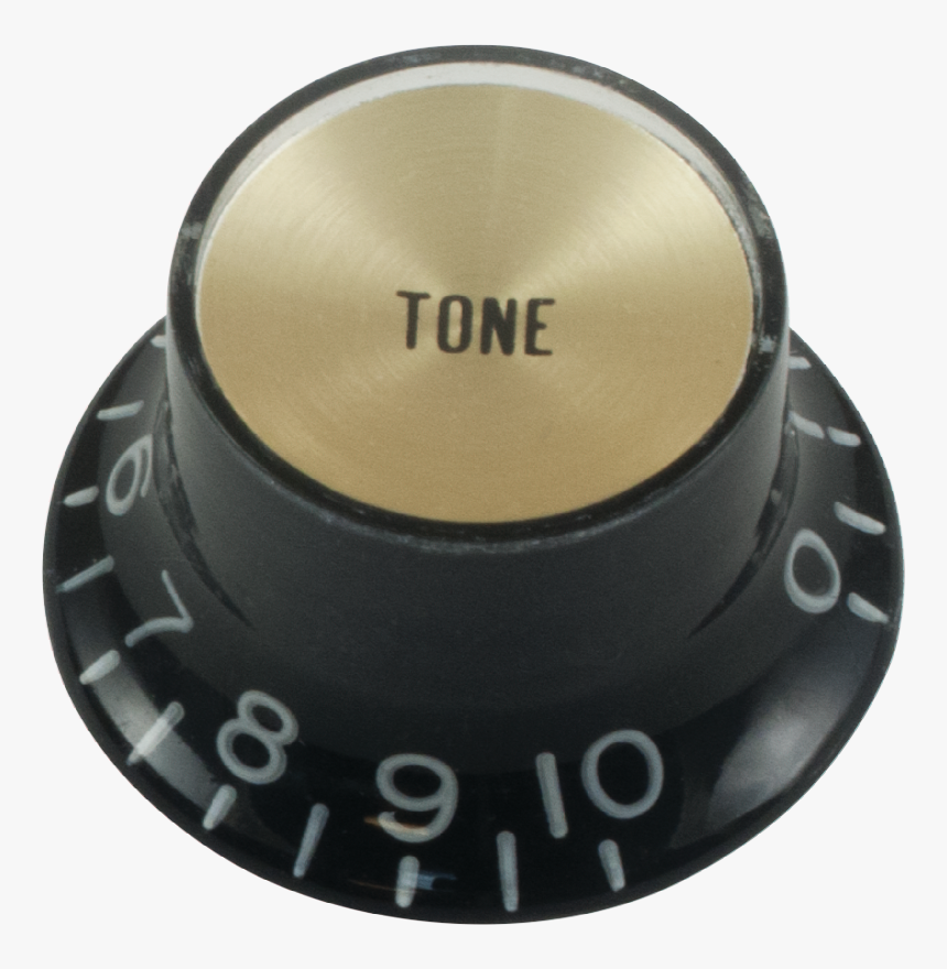 Pictured - Tone - Gibson Top Hat Knobs Black Gold, HD Png Download, Free Download