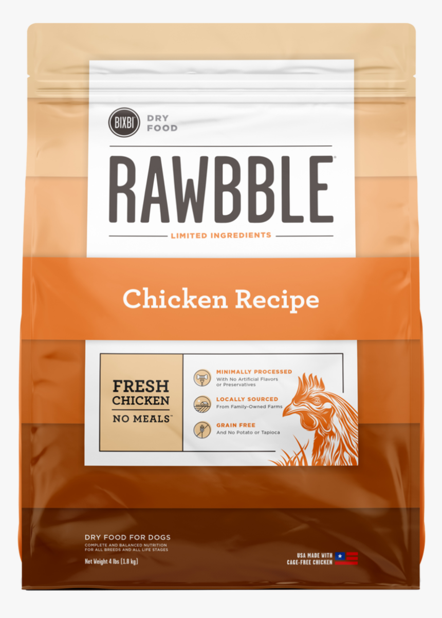 Rawbble Chicken Recipe Dry Dog Food - Rawbble Dog Food Pork, HD Png Download, Free Download