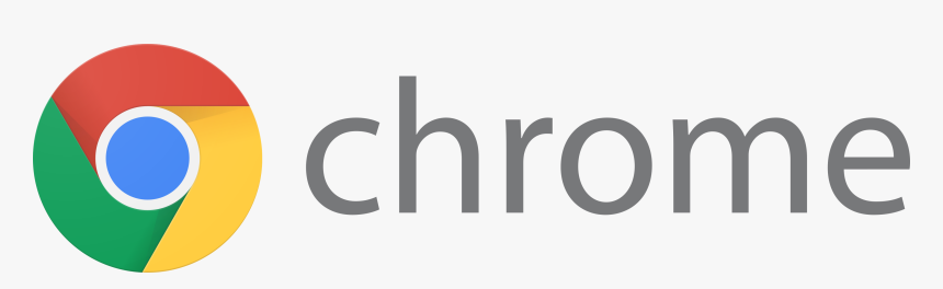 Chrome Logo With Text, HD Png Download, Free Download